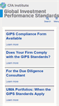 Mobile Screenshot of gipsstandards.org